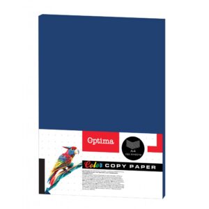 Papir barvni Optima A4 100/1 temno moder 80g