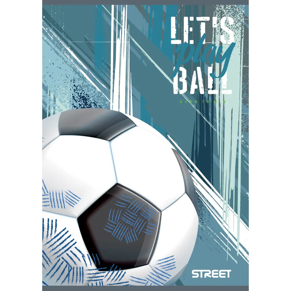 Zvezek Street Football A4 brezčrtni - Image 2