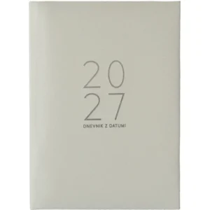 Dnevnik z datumi sparkle silver 2027