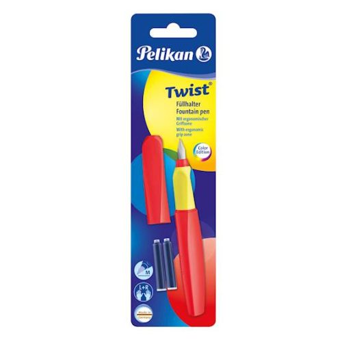 pelikan-nalivno-pero-twist-2x-crnilni-vlozki-neon-coral-na-blistru