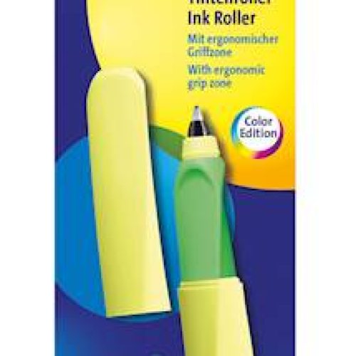 pelikan-roler-twist-2x-crnilni-vlozki-neon-rumen-na-blistru